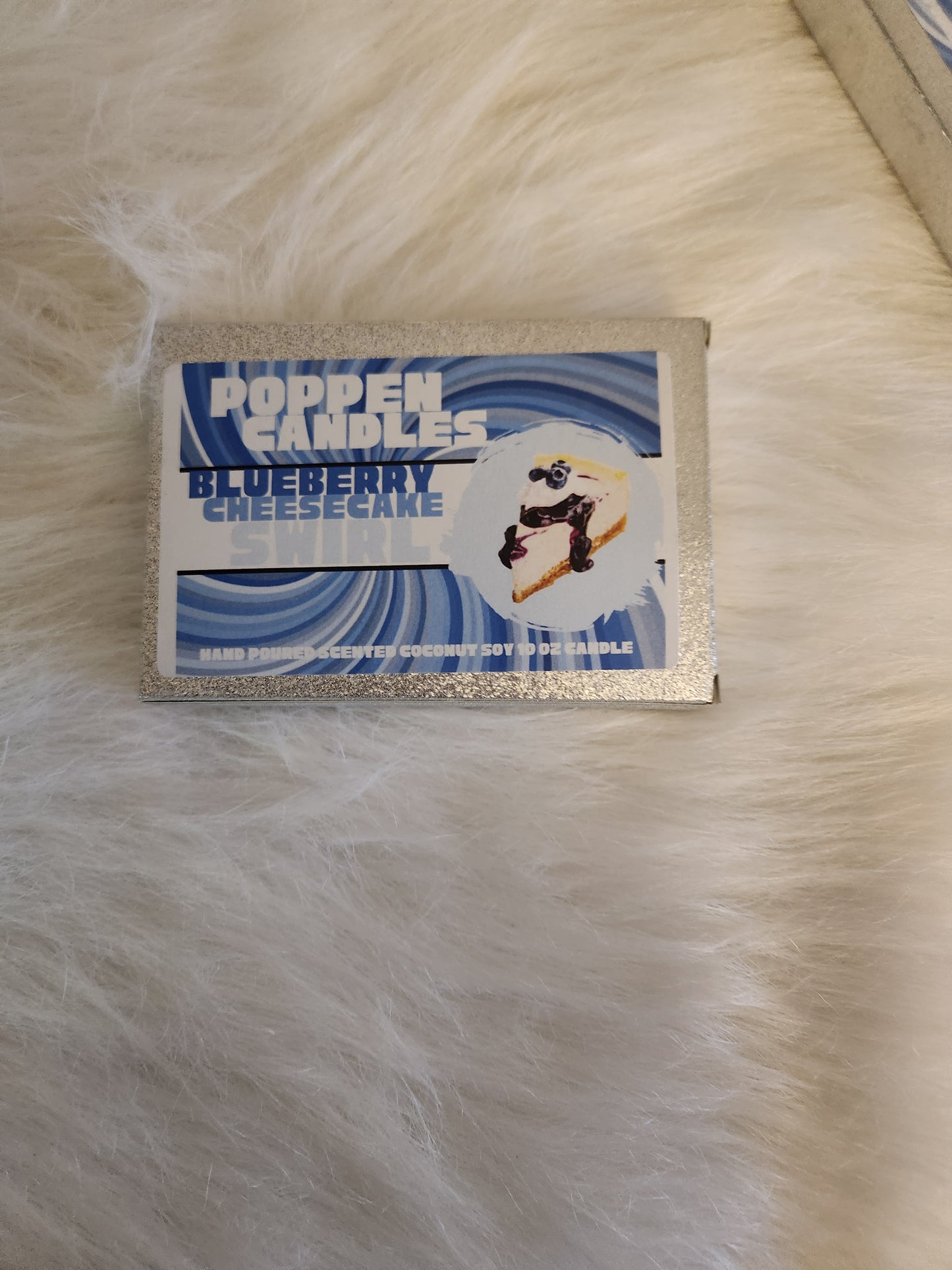 Poppen Candles Blueberry Cheesecake Swirl Wax Melts