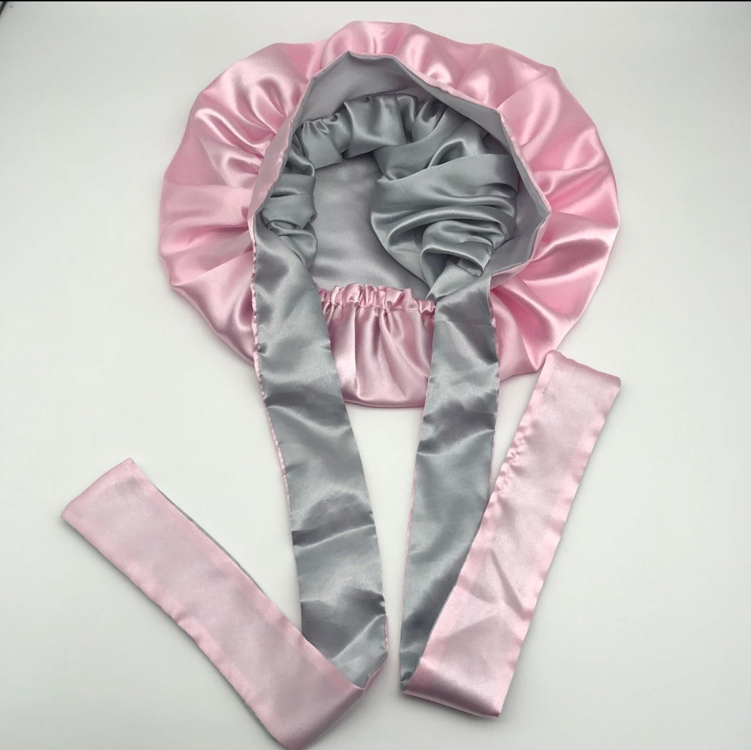 Reversible Silk Bonnet