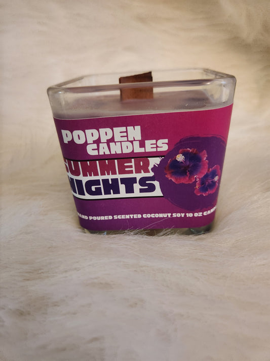 Poppen Candles Summer Nights 10oz