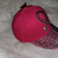 Hot Pink Breast Cancer Ribbon Jeweled Hat