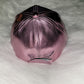 Silver Brim Breast Cancer Ribbon Jeweled Hat